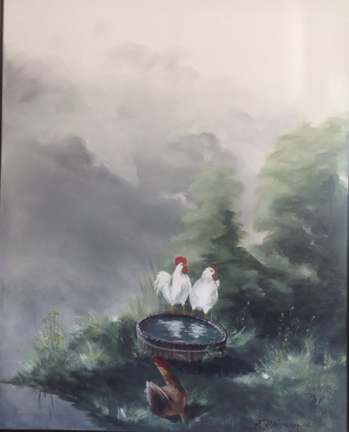 Maleri nr 70 80 cm X 100 cm